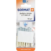 Дюбель-гвоздь Sormat LYT 6/40 LK SP 10 шт.