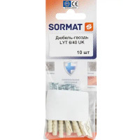 Дюбель-гвоздь Sormat LYT 6/40 UK KP 10 шт.