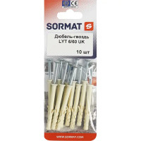 Дюбель-гвоздь Sormat LYT 6/60 UK KP 10 шт.