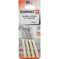 Дюбель-гвоздь Sormat LYT 8/60 UK KP 4 шт.