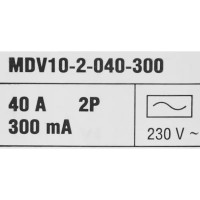 УЗО IEK ВД1-63 2Р 40 А 300 мА 4.5 кА AC MDV10-2-040-300