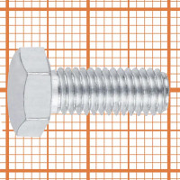 Болт с шестигранной головкой DIN 933 10.9 M8x20 мм 8 шт.