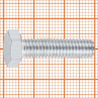 Болт с шестигранной головкой DIN 933 10.9 M8x30 мм 8 шт.