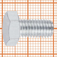 Болт с шестигранной головкой DIN 933 10.9 M10x20 мм 6 шт.