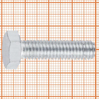 Болт с шестигранной головкой DIN 933 10.9 M10x40 мм 4 шт.