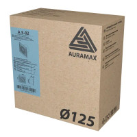 Вентилятор осевой вытяжной Auramax A 5-02 D125 мм 36 дБ 140 м3/ч цвет белый