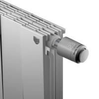 Термостатическая головка электронная с Wi-Fi хабом Royal Thermo для радиаторного клапана M30x1.5 цвет серый