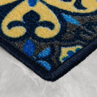 Коврики полиамид Нева тафт Мирано 50x80 см цвет синий