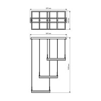 Люстра потолочная светодиодная диммируемая Ritter Rivo 52089 8 с д/у 106 Вт 31 м² 2700К-6500К цвет белый/золотой