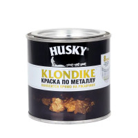 Краска по металлу Husky Klondike матовая цвет черный 0.25 л RAL 9005