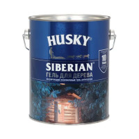 Гель для дерева Husky Siberian полуматовый цвет красное дерево 2.7 л