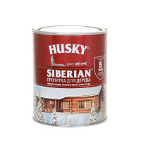 Пропитка для дерева Husky Siberian полуматовая цвет бесцветный 0.9 л