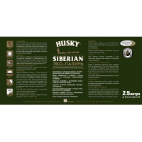 Эко-лазурь Husky Siberian полуматовая цвет калужница 2.5 л