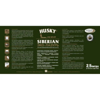 Эко-лазурь Husky Siberian полуматовая цвет клен 2.5 л