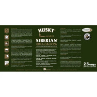 Эко-лазурь Husky Siberian полуматовая цвет тиковое дерево 2.5 л