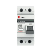 УЗО EKF PROxima ВД-100 2P 25 A 10 мА 4.5 кА AC elcb-2-25-10-em-pro