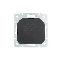 Розетка Lezard Vesna с заземлением разъем USB цвет кремовый
