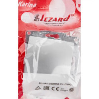Выключатель Lezard Karina цвет матовый серый