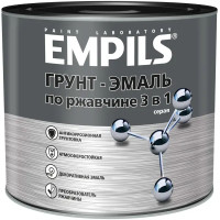 Грунт-эмаль по ржавчине 3 в 1 Empils PL гладкая цвет серый 2.7 кг