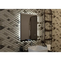 Зеркало для ванной Murano Black с подсветкой 60x80 см