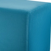 Банкетка домашняя Seasons 35x35x41 см цвет бирюзовый