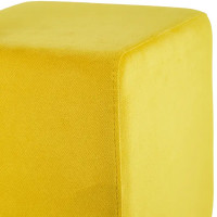 Банкетка домашняя Seasons 35x35x41 см цвет желтый