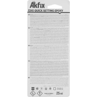 Клей эпоксидный Akfix E340 быстротвердеющий 25 мл