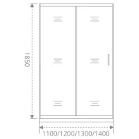 Душевая дверь в нишу Makiato WTW-120-C-WE, 185x120 см хромированный профиль прозрачное стекло раздвижная
