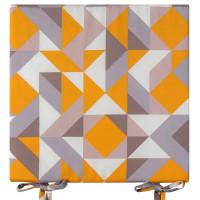 Галета Кордильеры 35x35 см цвет серо-желтый