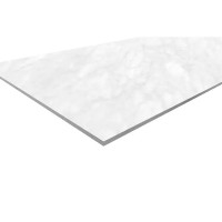 Стеновая панель WHITE CARRARA АКП 300x60x0.4 см цвет белый