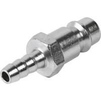 Переходник для компрессора Elitech штуцер рапид - штуцер елочка 6 мм и кольцо 6 - 11 мм