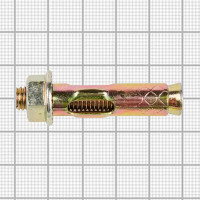 Втулочный анкер 10x50 мм оцинкованная сталь