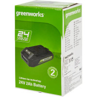 Аккумулятор Greenworks G24USB2, 24 В Li-Ion 2 Ач