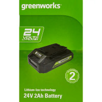 Аккумулятор Greenworks G24USB2, 24 В Li-Ion 2 Ач