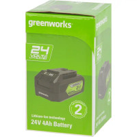Аккумулятор Greenworks G24USB4, 24 В Li-Ion 4 Ач