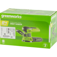 ЭШМ Greenworks G24ROS, 24 В Li-Ion, 125 мм, без АКБ и ЗУ