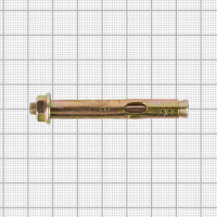 Втулочный анкер-гайка 8x65 мм