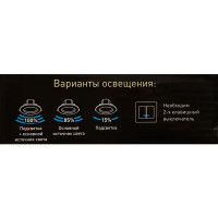 Светильник точечный встраиваемый Italmac с LED-подсветкой под отверстие 85 мм, 5 м², цвет прозрачный