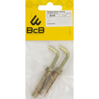 Втулочный анкер 8x40 мм, Г-образный, 2 шт.