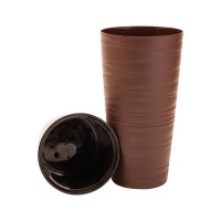 Кашпо Модерн Макси ø30 h61 см v15 л пластик мокко