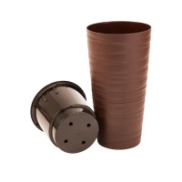 Кашпо Модерн Макси ø30 h61 см v15 л пластик мокко