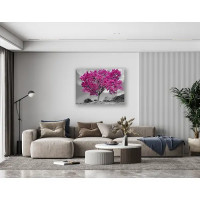 Картина на холсте Розовое дерево 50x70 см