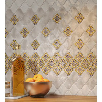 Декор настенный Kerama Marazzi Majolica Pattern 6.5x6.5 см разноцветный