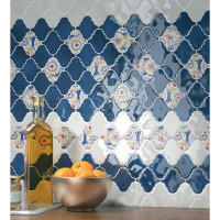 Декор настенный Kerama Marazzi Majolica Gaudi 6.5x6.5 см разноцветный