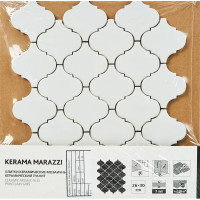 Мозаика Kerama Marazzi Arabesques Shiny 26x30 см цвет белый