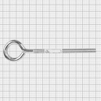 Крюк с винтом для завинчивания М12x140 мм оцинкованный