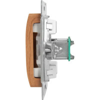 Розетка телевизионная встраиваемая Schneider Electric Glossa цвет дуб