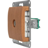 Розетка телевизионная встраиваемая Schneider Electric Glossa цвет дуб