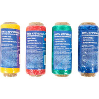 Нить-шпагат крученая полипропиленовая 1 мм цвет разноцветный, 100 м/уп.