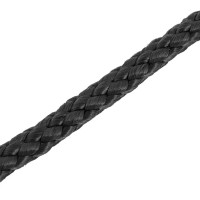 Веревка полипропилен без сердечника 6 мм цвет черный, на отрез